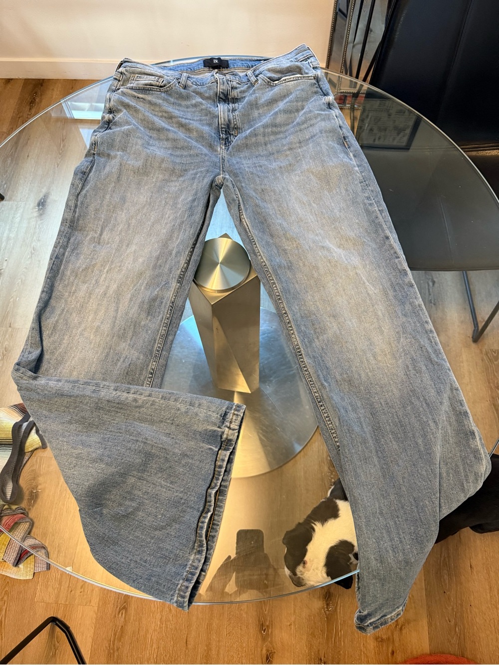 Banana republic the flare light wash flared mid rise jeans size 32